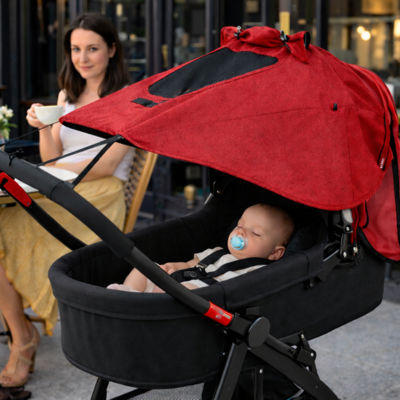 Par soleil pour poussette UV maximale bébé dodo maman café