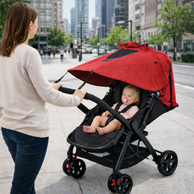 Par soleil pour poussette UV maximale promenade ville
