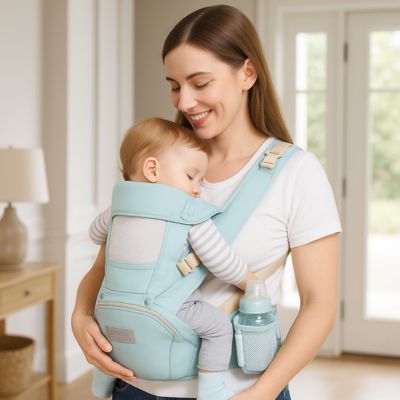 Porte bébé ergonomique multifonction portage avant