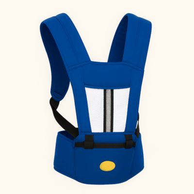 Porte bébé physiologique mains libres bleu