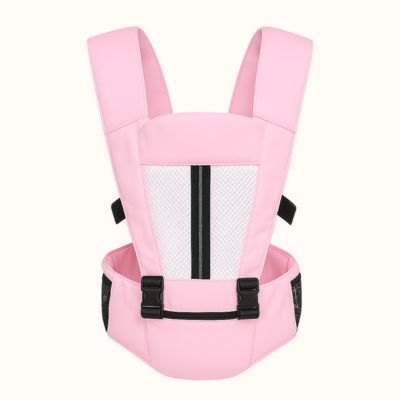 Porte bébé physiologique mains libres rose