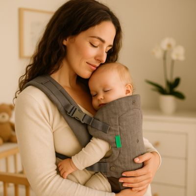 Porte bébé physiologique tendance maman bonheur