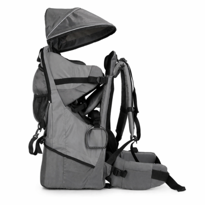 Porte-bébé pour randonnée ergonomique gris
