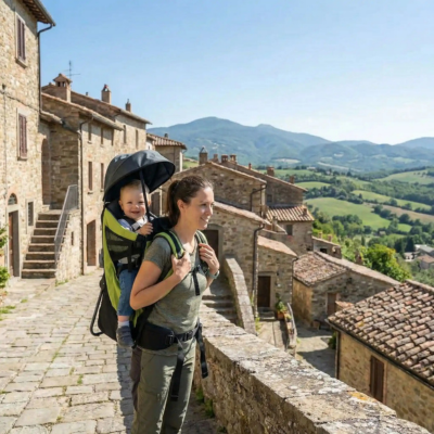 Porte-bébé pour randonnée ergonomique maman bébé voyage