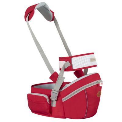 Porte bébé tabouret hanche rouge