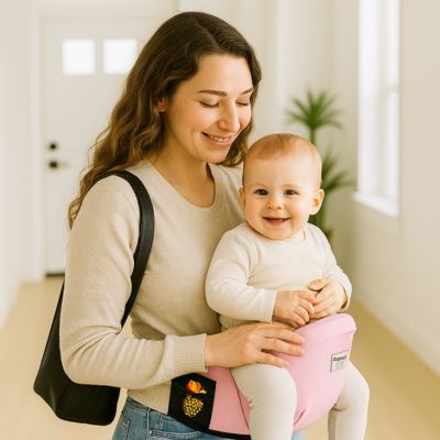 Porte bébé tabouret taille entrée sac