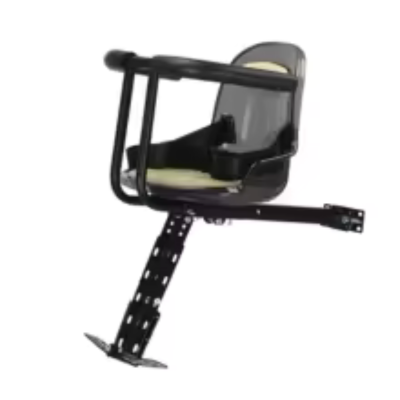 Porte bébé vélo sécurisé confort noir mât