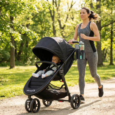 Porte-gobelet poussette universel maman jogging sentier