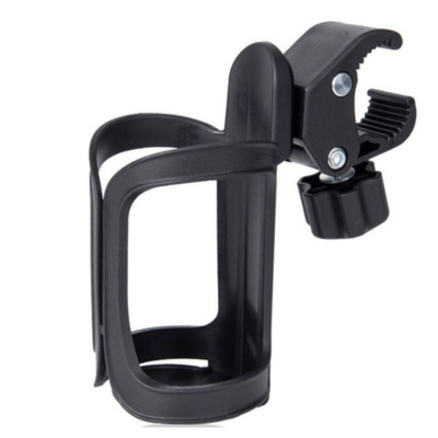 Porte-gobelet poussette universel rotatif noir