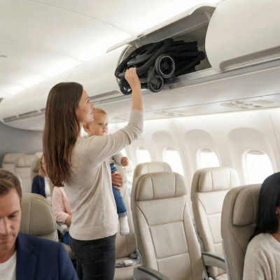 Poussette bébé compacte et légère maman bébé poussette cabine bagage avion