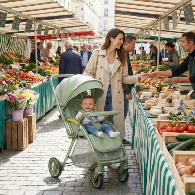 Poussette bébé confort pliage ultra-rapide maman marché bébé garçon