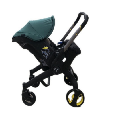 Poussette bébé ultra-légère 2 en 1 verte