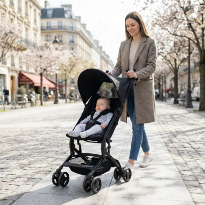 Poussette canne ultra-compacte bébé dodo promenade
