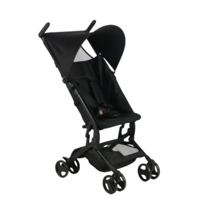 Poussette canne ultra-compacte noire