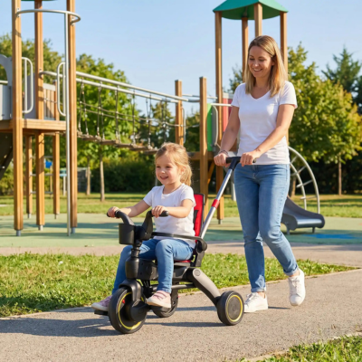 Poussette évolutive 3 en 1 maman promenade fillette terrain jeux