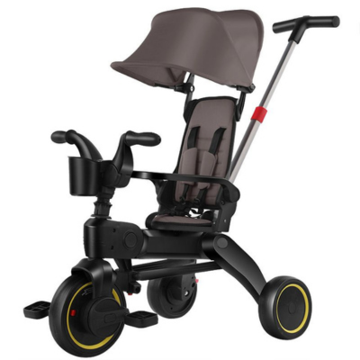 Poussette évolutive 3 en 1 marron