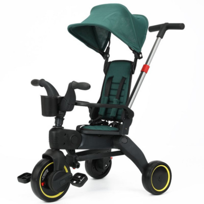 Poussette évolutive 3 en 1 vert