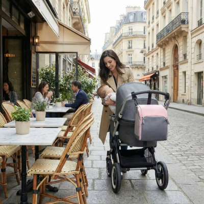 Rehausseur chaise 2 en 1 nomade maman café terrasse
