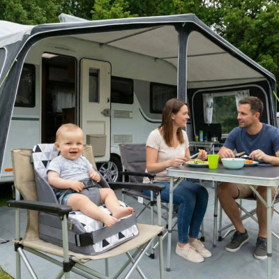 Rehausseur chaise 2 en 1 nomade papa maman bébé camping