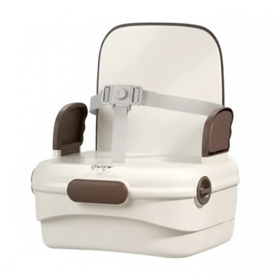 Rehausseur chaise multifonction brun