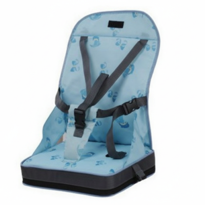 Rehausseur de chaise pliable sécurisé bleu
