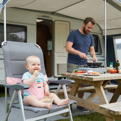 Rehausseur pour chaise nomade portable bébé collation camping