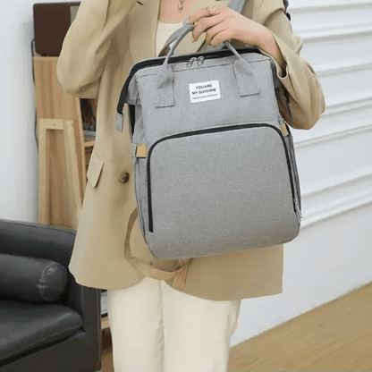 Sac à langer - BigBackpack™ - Gris - BebeLouve