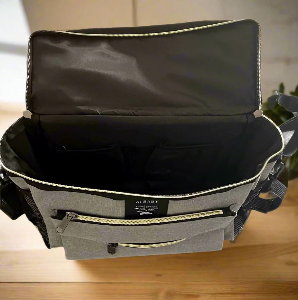 Sac à Langer - BabyTravel™ - Gris - Bebelouve