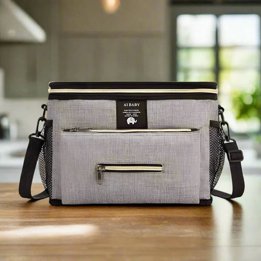 Sac à Langer - BabyTravel™ - Gris - Bebelouve