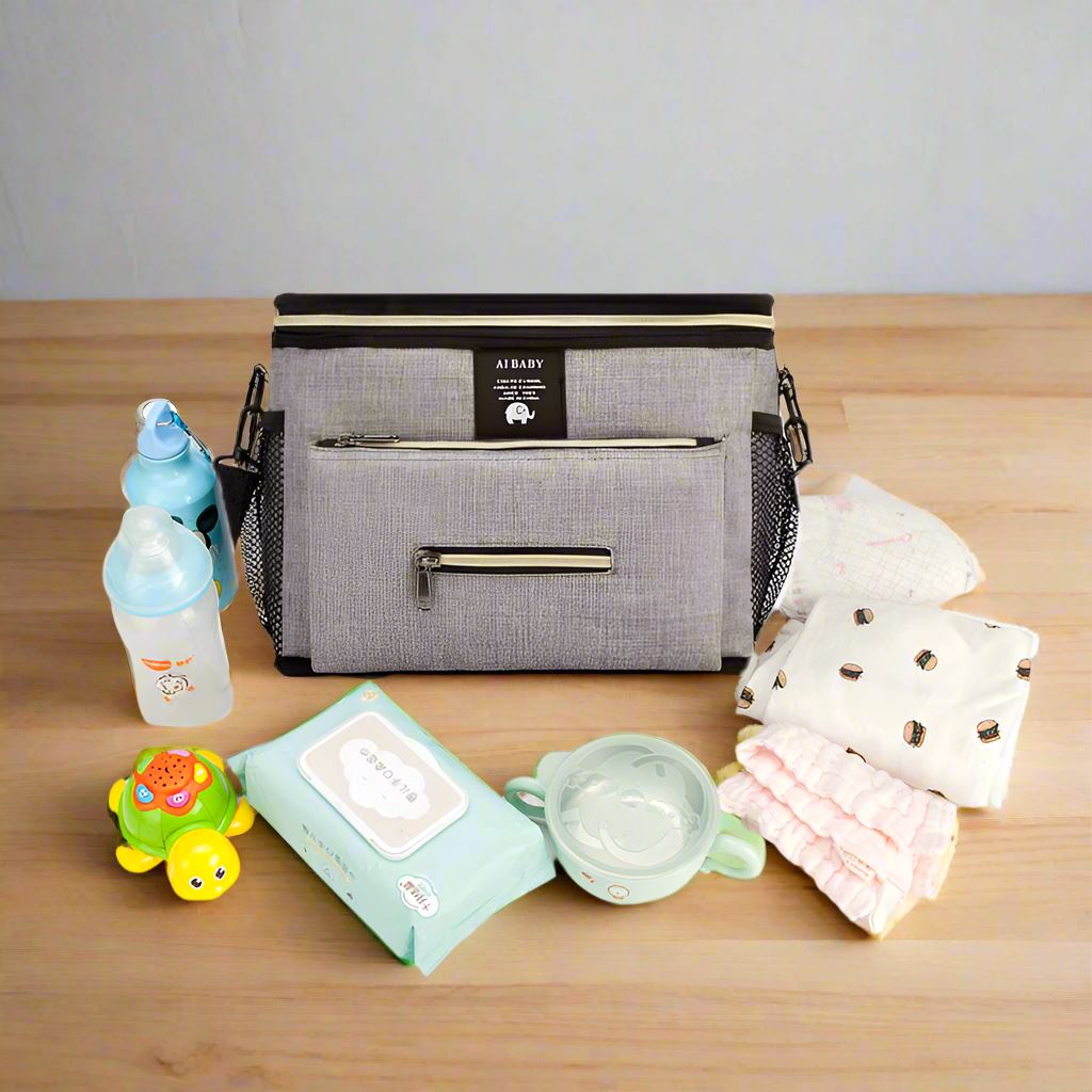 Sac à Langer - BabyTravel™ - Gris - Bebelouve