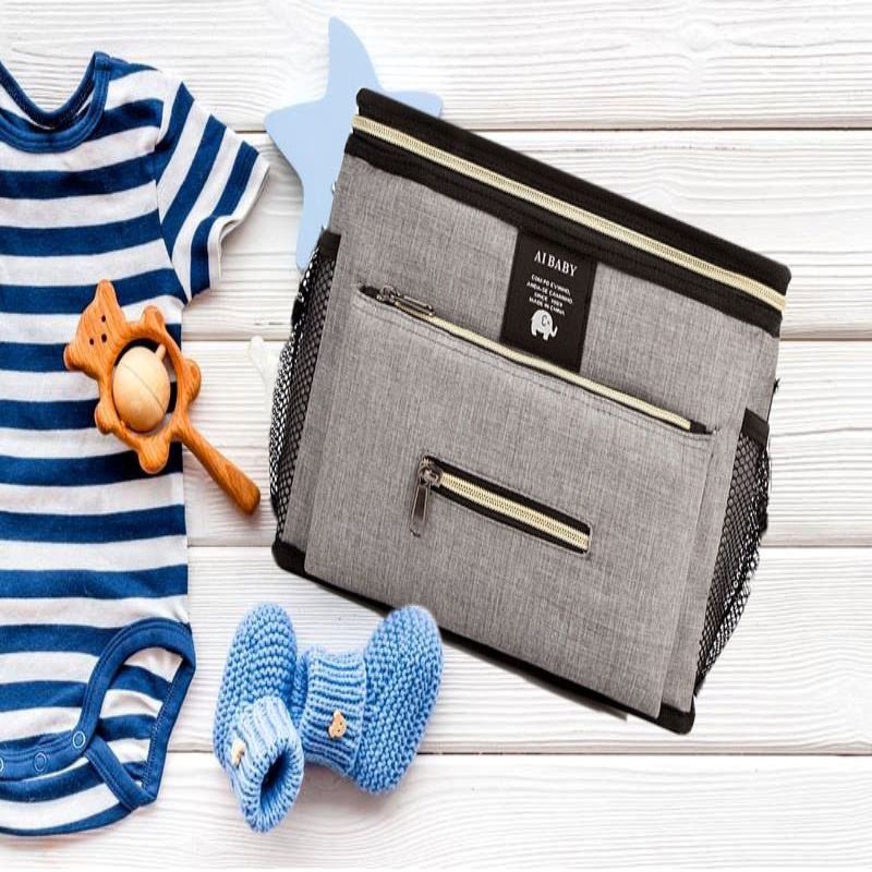 Sac à Langer - BabyTravel™ - Gris - Bebelouve