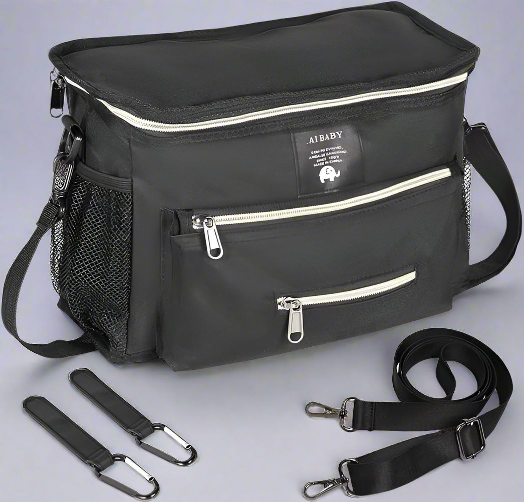 Sac à Langer - BabyTravel™ - Noir - Bebelouve