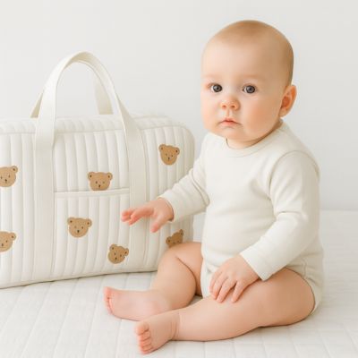 Sac à langer bébé matelassé bébé surpris