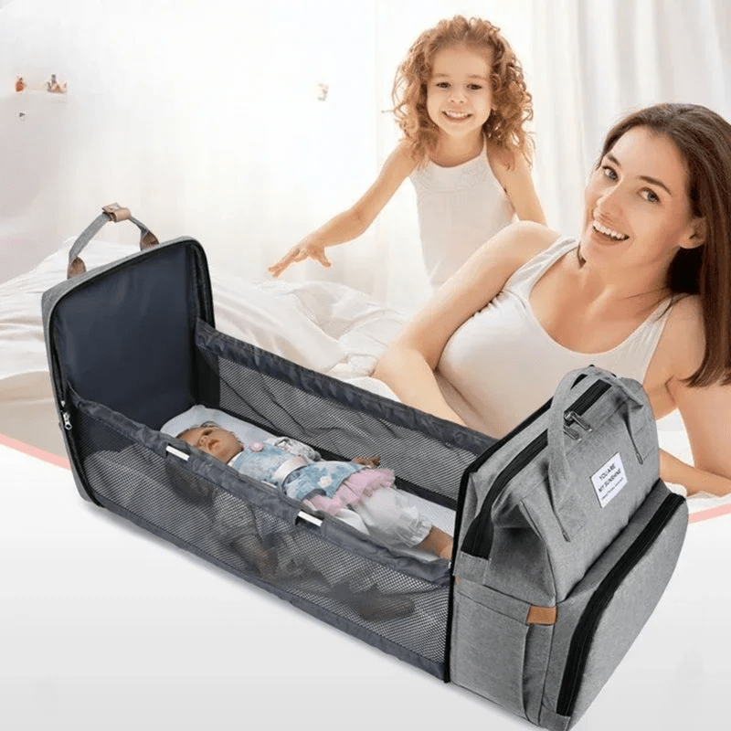 Sac a langer - BigBackpack™ - Gris - BebeLouve
