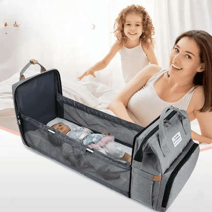 Sac a langer - BigBackpack™ - Gris - BebeLouve