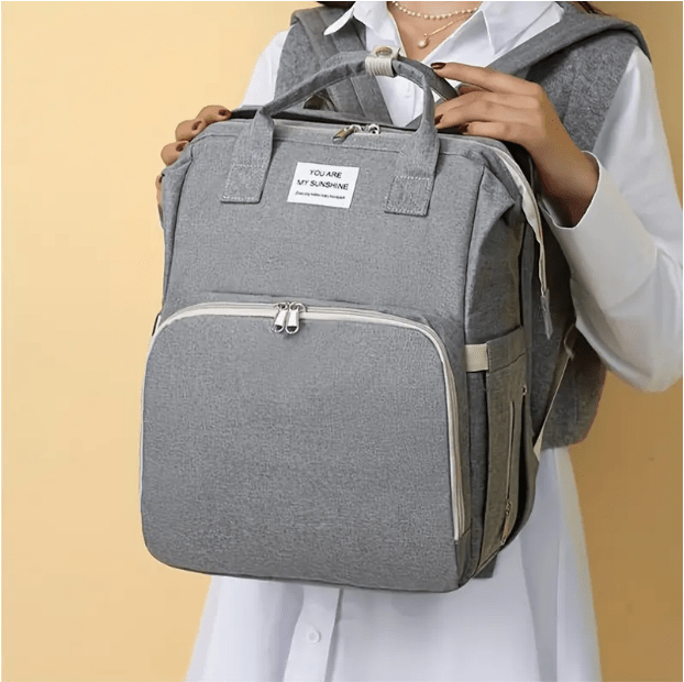 Sac à langer - BigBackpack™ - Gris - BebeLouve