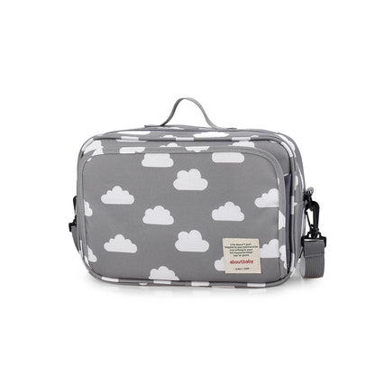 Sac à langer polyvalent gris nuage