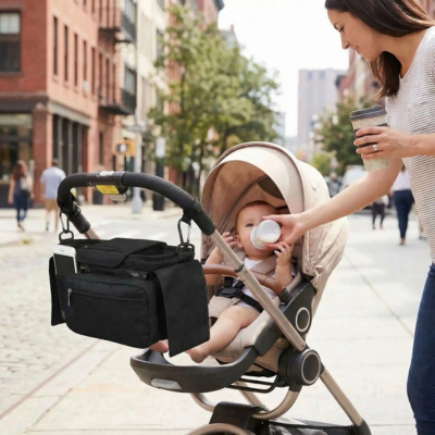 Sac pour poussette universel multifonction maman café bébé lait