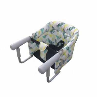 Sièe de table nomade sécure blanc géométrique