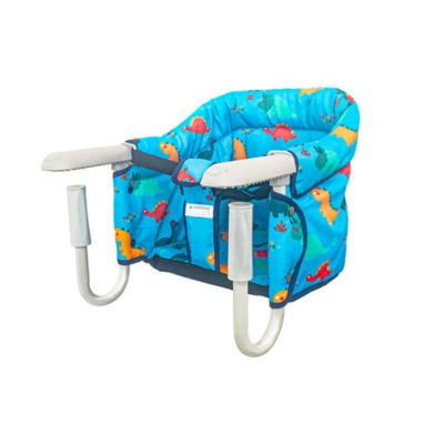 Sièe de table nomade sécure bleu dinosaures