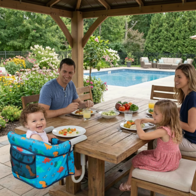 Sièe de table nomade sécure diner famille jardins