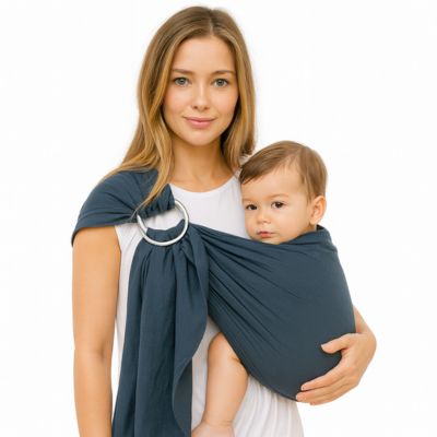 Sling bébé confort respirant gris
