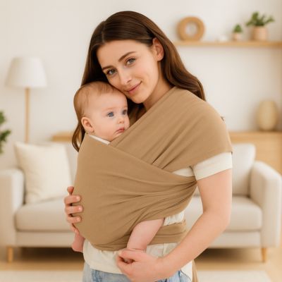 Sling bébé confortable bébé apaisé maman heureuse