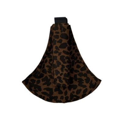 Sling bébé ultra confortable léopard brun