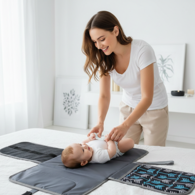Tapis à langer compact confort chambre maman