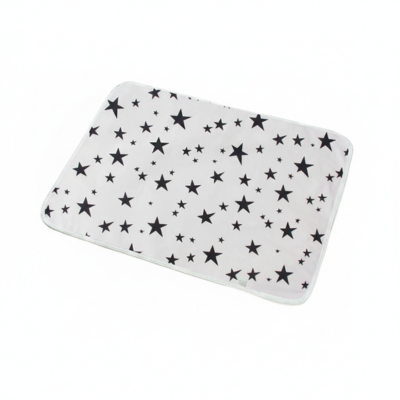 Tapis à langer douceur nomade étoile noire