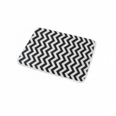 Tapis à langer douceur nomade rayure noire