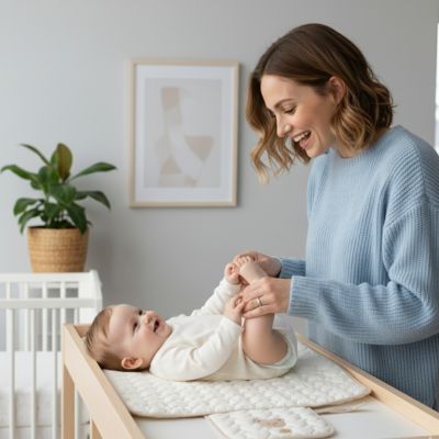 Tapis à langer nomade confort sécurité maman lange bébé