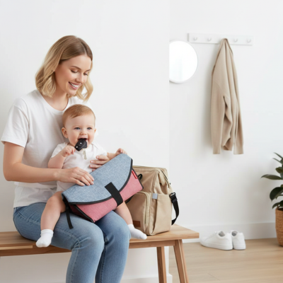 Tapis à langer nomade easytrip maman sac à langer