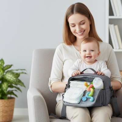 Tapis à langer nomade polyvalent bébé sac
